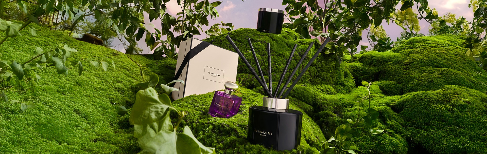 jo malone gift boxes and flowers